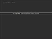 Tablet Screenshot of basquegame.org